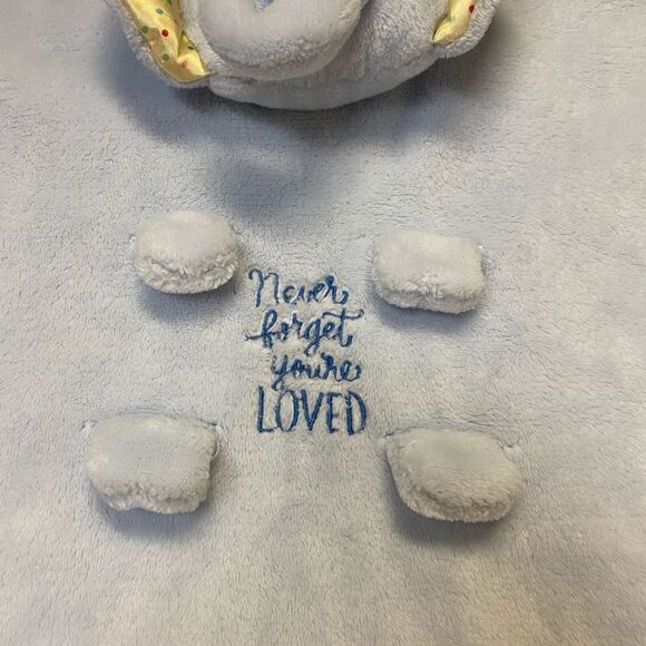 𝅺baby BOY ELEPHANT BLANKET - Picture 2 of 3